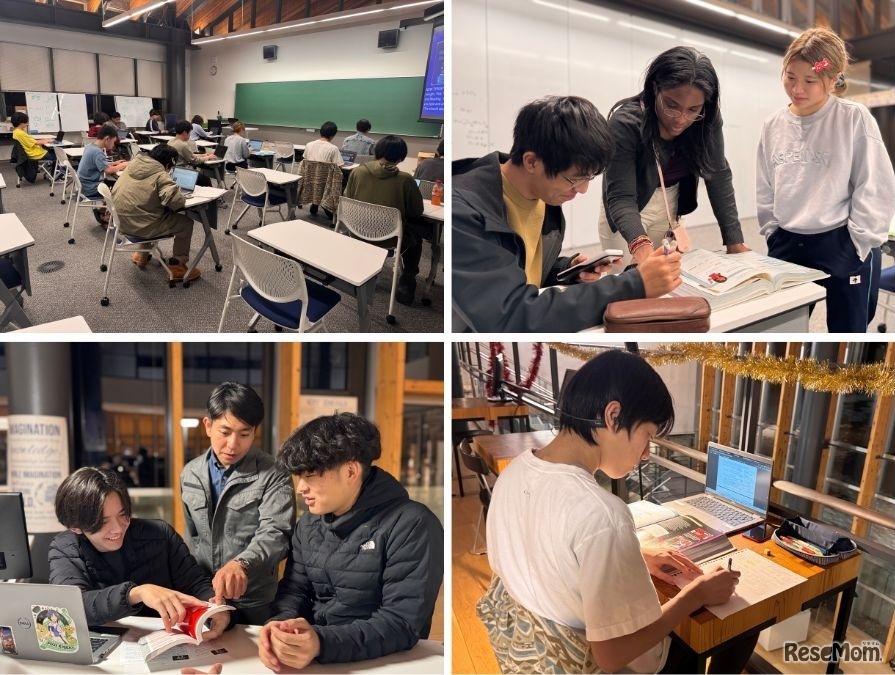 ある日のラーニングセッション。1人で集中するのも、グループで学ぶのもそれぞれのペース。常にラーニングメンターがサポートしてくれる。