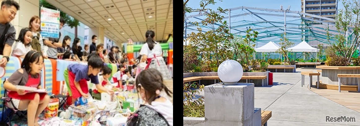 過去のキッズフリマのようす