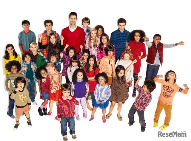 ユニクロ×ノバク・ジョコビッチ氏・‘Clothes for Smiles’