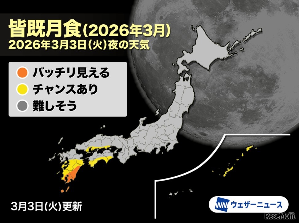 皆既月食（2026年3月3日）