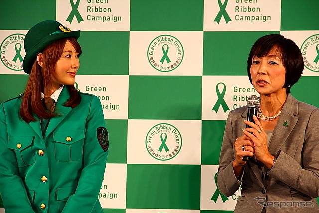 安めぐみさんと日本臓器移植ネットワークの雁瀬美佐氏