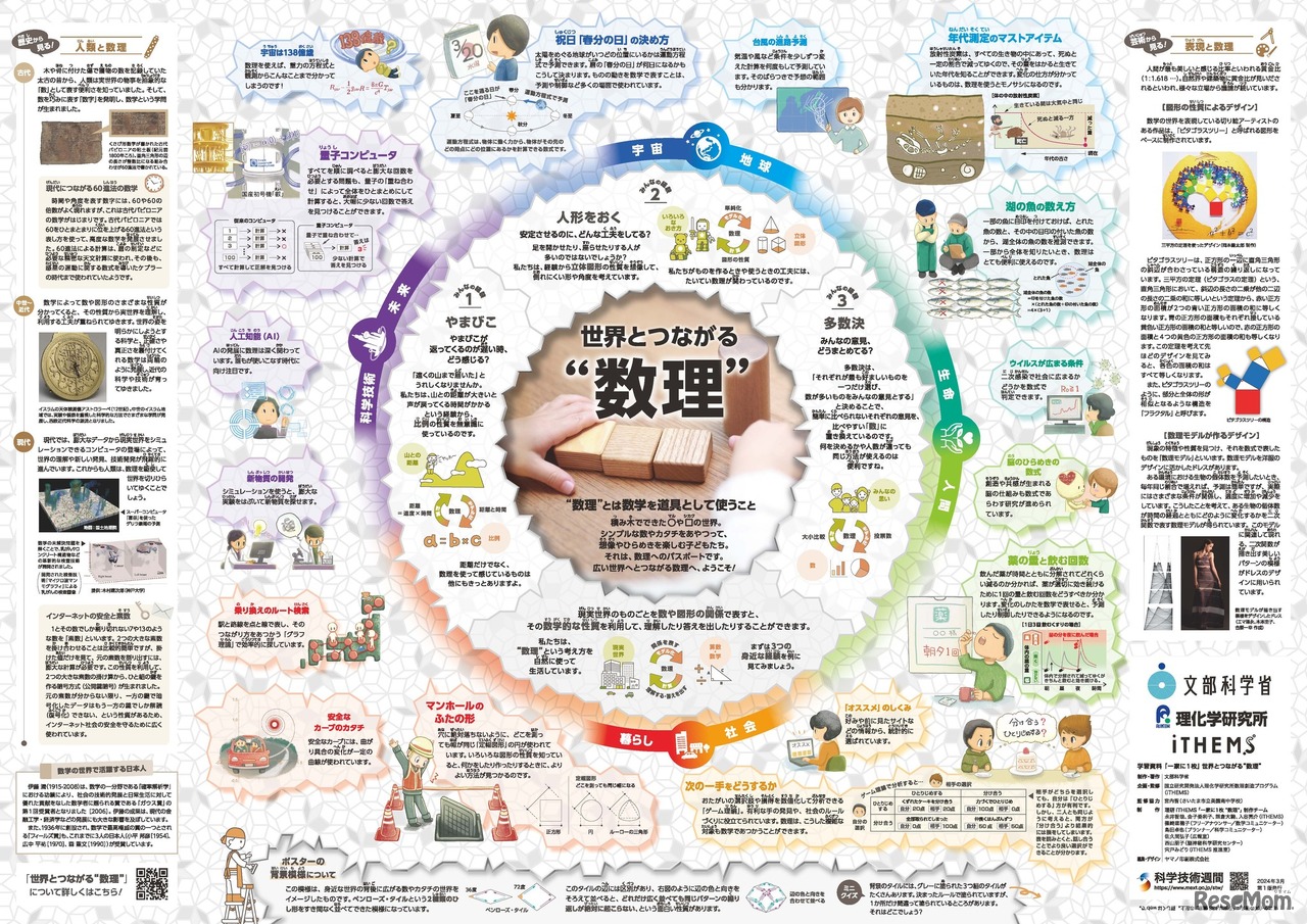 「一家に1枚　世界とつながる“数理”」