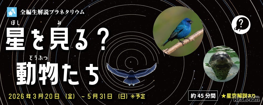 全編生解説プラネタリウム星を見る？動物たち