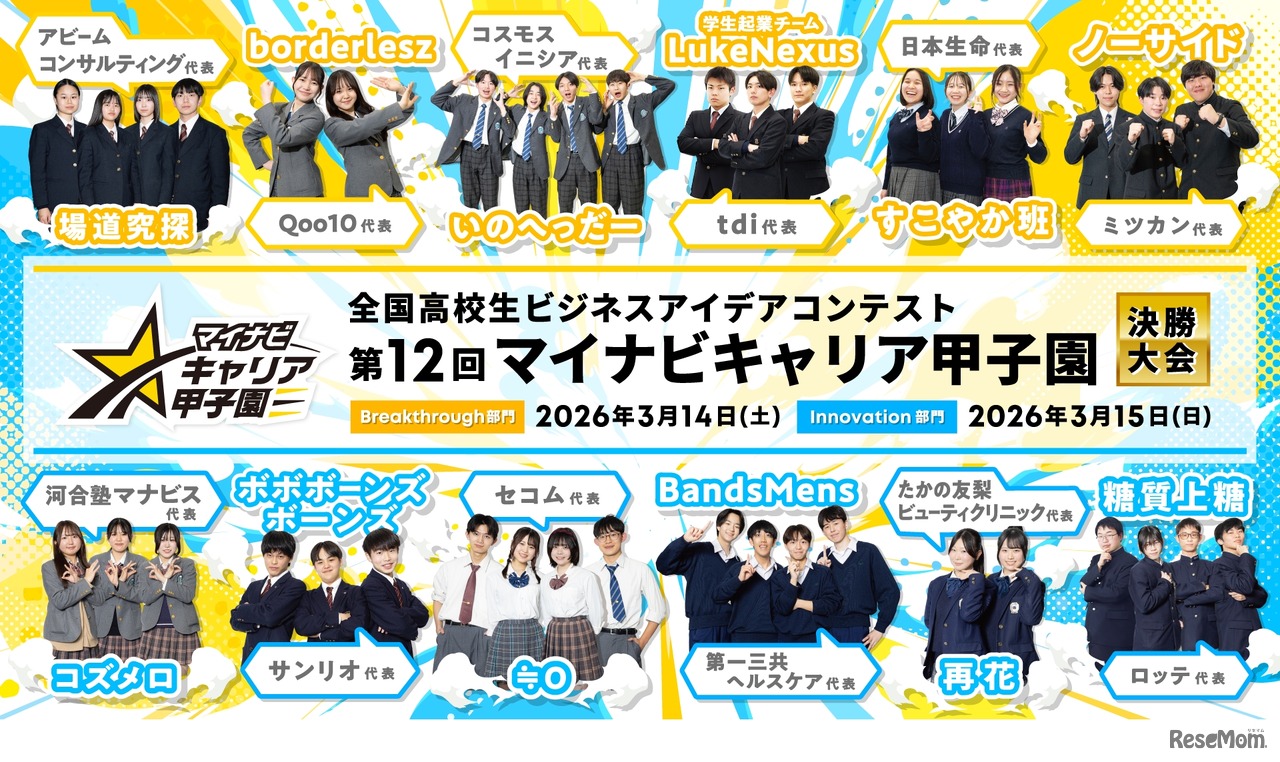 第12回マイナビキャリア甲子園　決勝大会