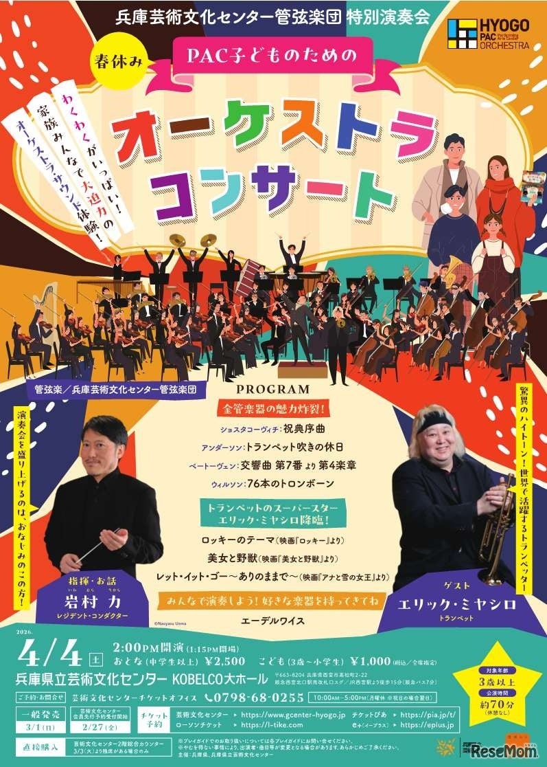 春休み PAC子どものためのオーケストラ・コンサート