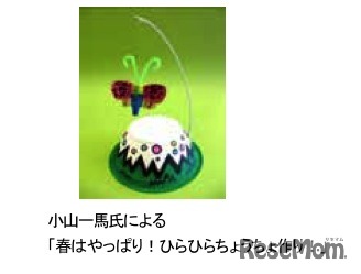 小山一馬氏による「春はやっぱり！ひらひらちょうちょ作り！」