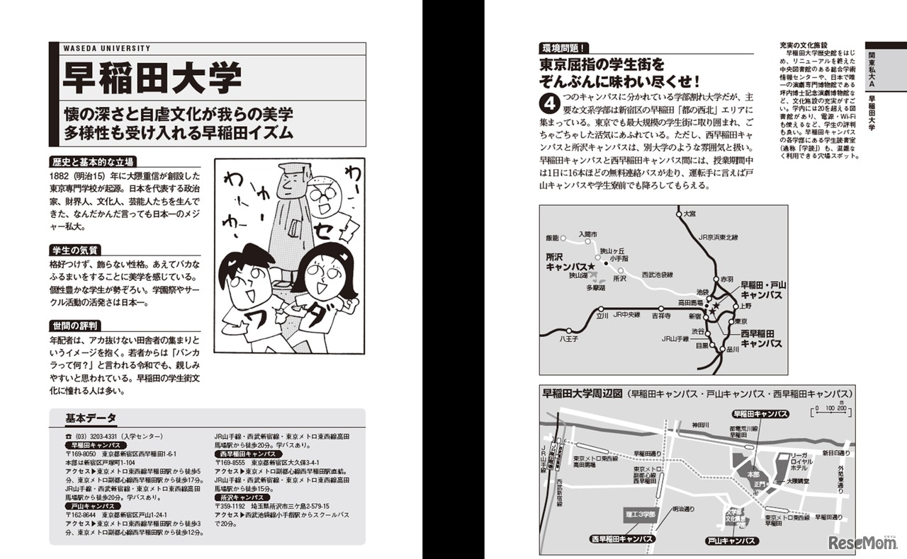 大学図鑑！2027、早稲田大学