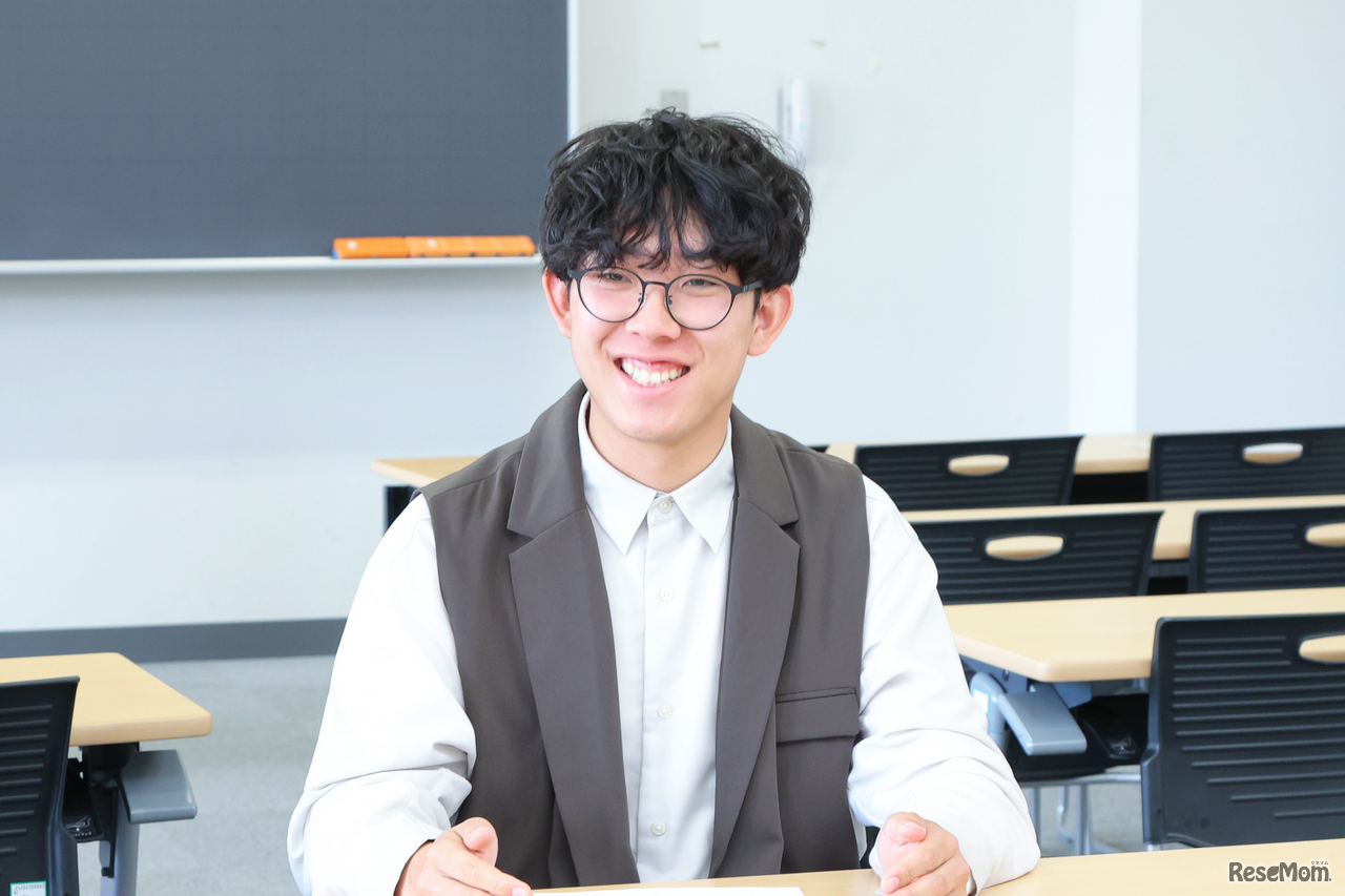 高橋万旺さん　地球社会共生学科4年（松永エリックゼミ）