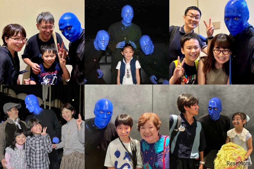 家族で楽しむようす