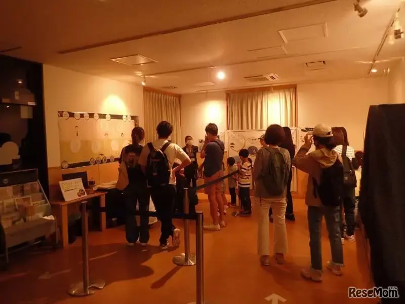 昨年のホタルの特設展示