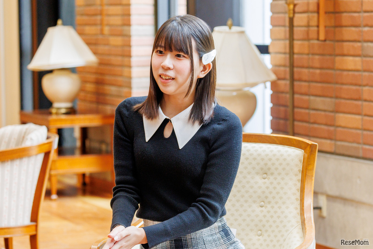 学芸学部メディア創造学科 4年 三田実風さん