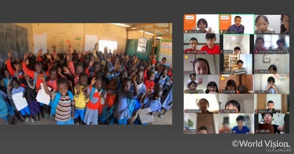 現地の映像や写真、クイズなど多数の企画(c)WorldVision