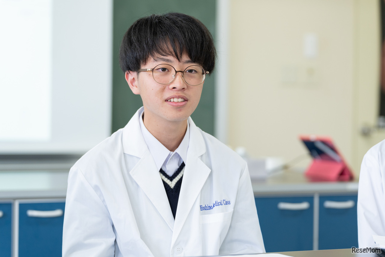 カリキュラムに魅力を感じて星野を目指したというAくん