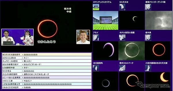 5月21日、金環日食の時のイメージ