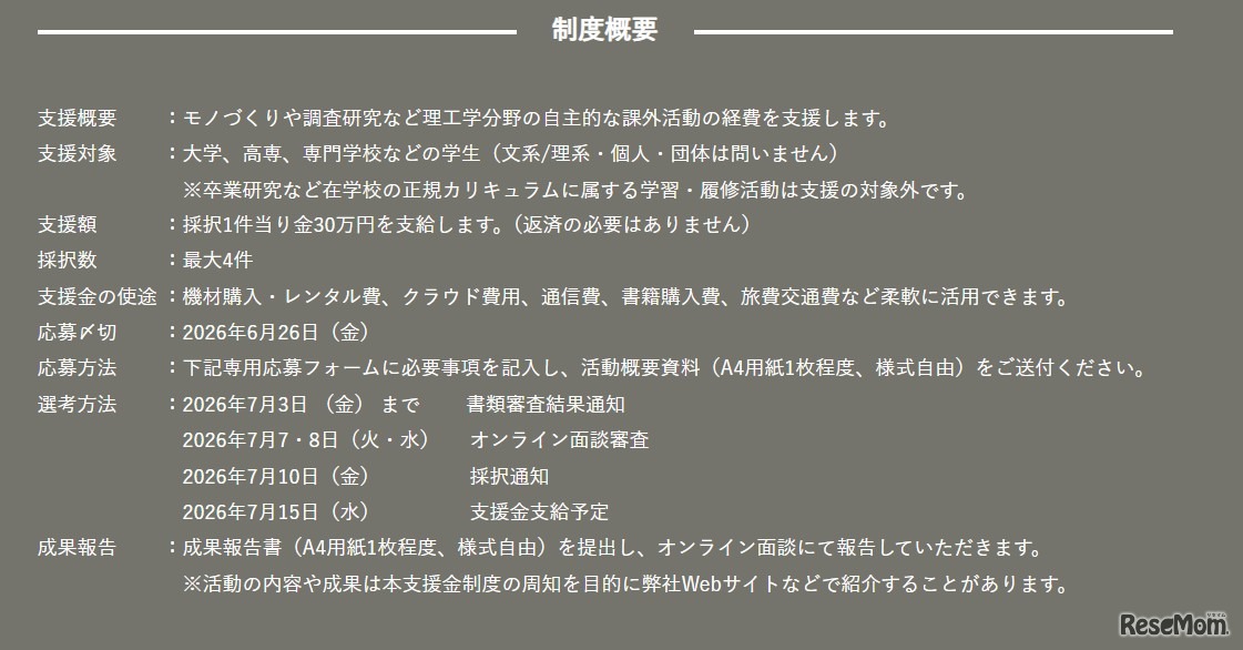 制度概要