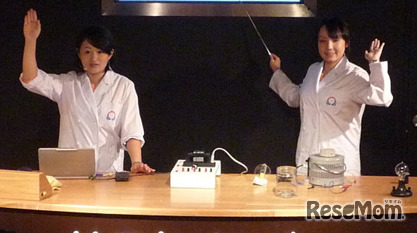 実験ショーも楽しめる