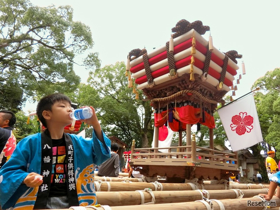 地域の秋祭りに参加