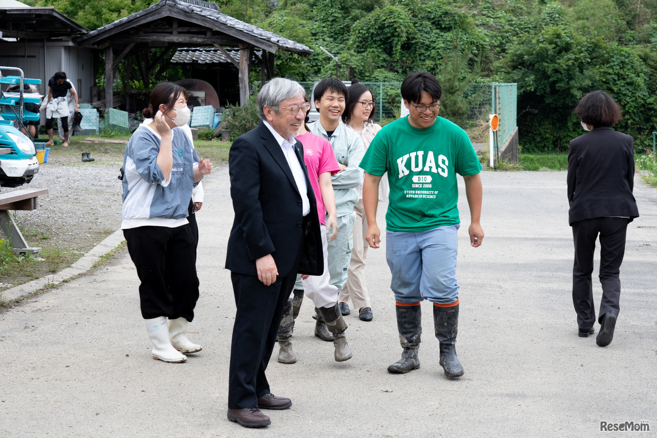 京都先端科学大学 京都亀岡キャンパスのようす