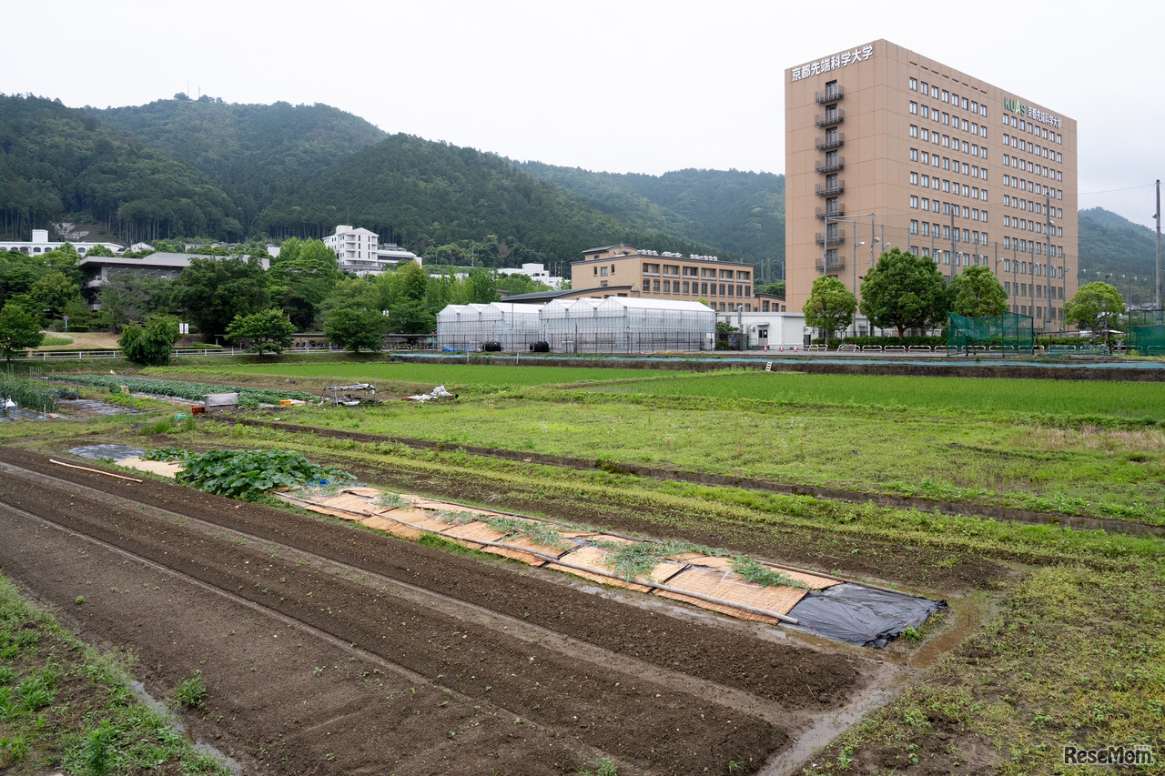 京都先端科学大学 京都亀岡キャンパスのようす