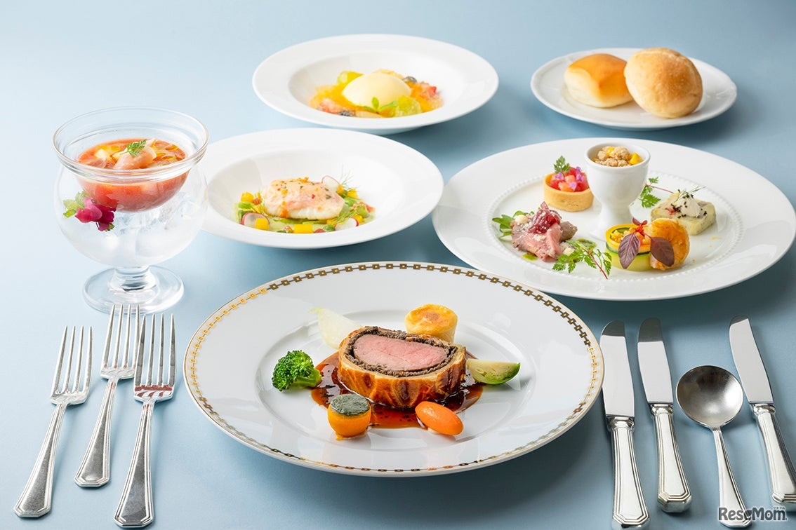 フランス料理フルコースメニュー