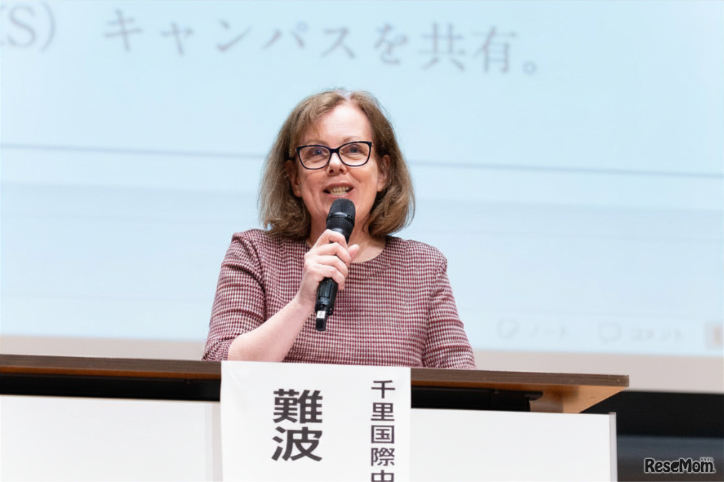 難波フランセス氏　関西学院千里国際中等部・高等部校長