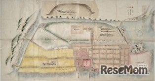 「横浜村御固人数宿割之図」安政元年（1854）、横浜開港資料館蔵
