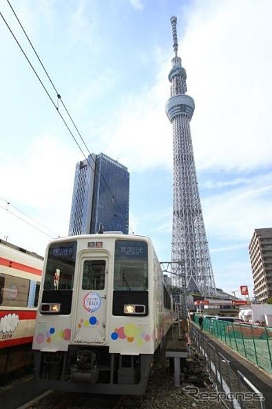 東武鉄道・展望車両634型「スカイツリートレイン」