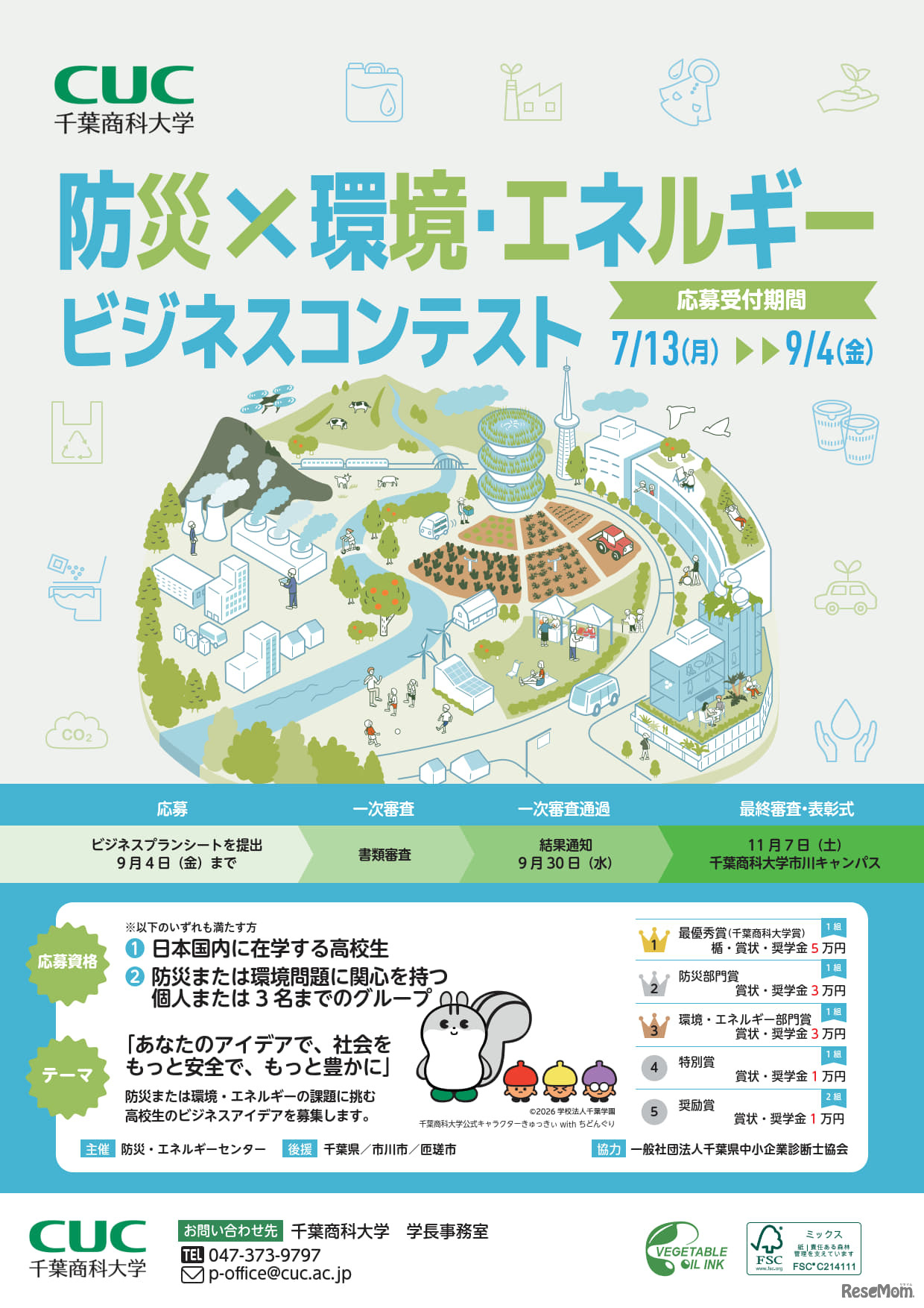 第1回全国高校生 防災×環境・エネルギービジネスコンテスト