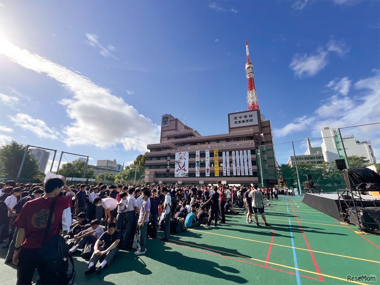 学園祭のようす