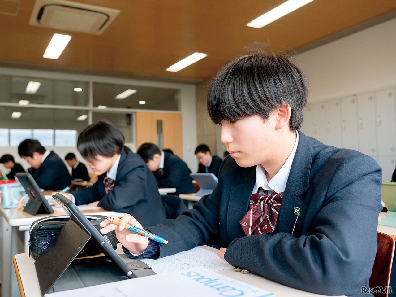 きめ細かな学びの指導とサポートを行っている
