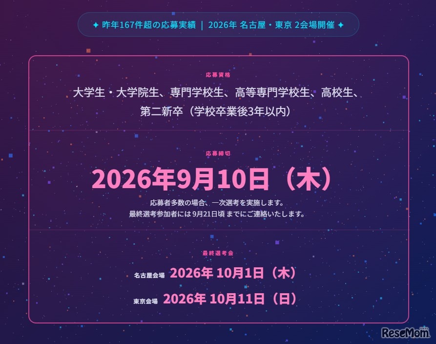 ユメカタリ 学生生成AIコンテスト2026、募集概要