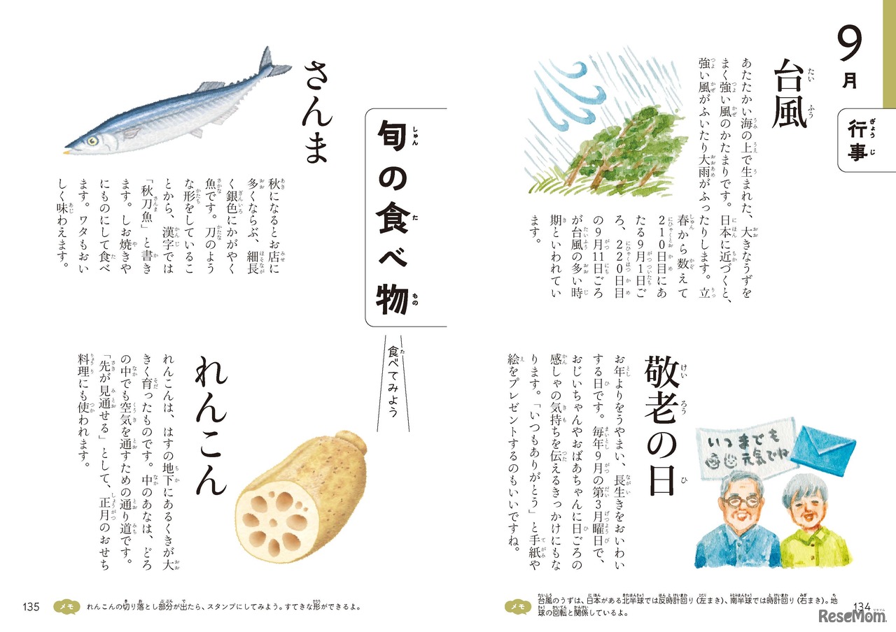 その月の行事について読むだけでも親子の会話は広がる