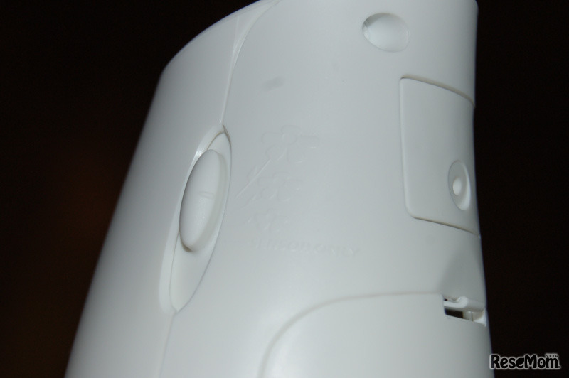 スイッチで3段階のタイマー設定ができる