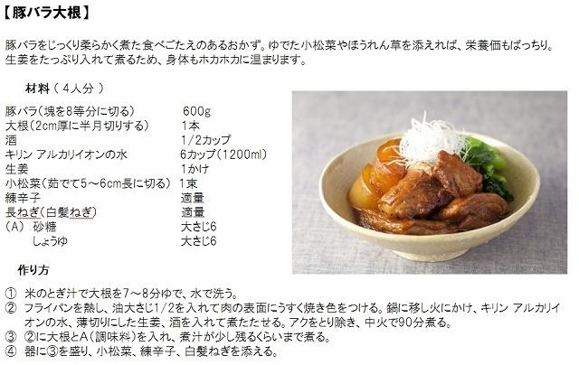 藤井恵先生考案の簡単レシピ「豚バラ大根」