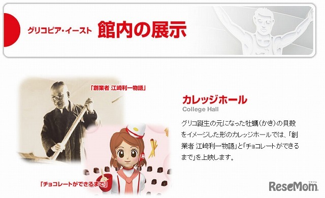 グリコピア・イースト 館内