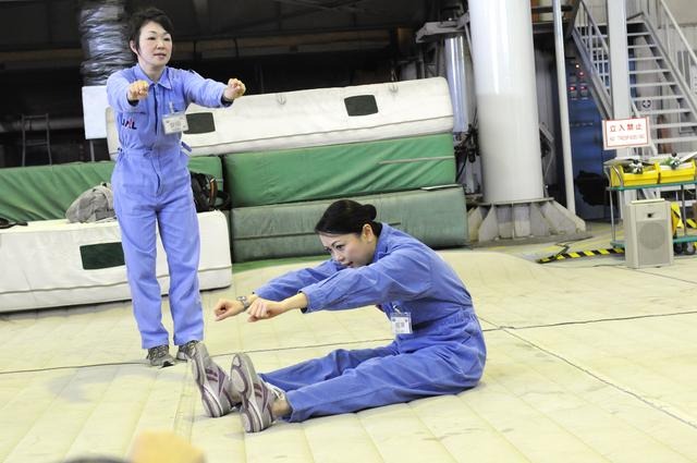 滑り降りる際の適切な姿勢