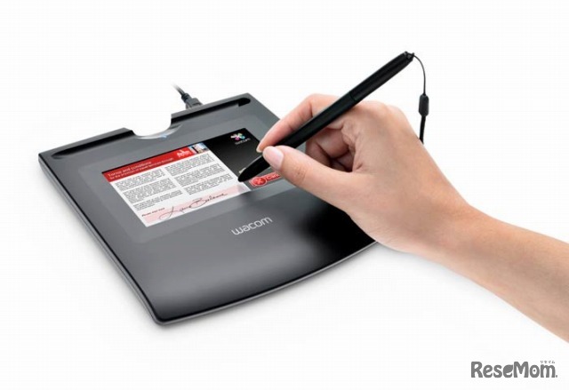 ワコム・液晶サインタブレット「STU-520」