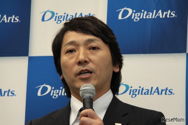 デジタルアーツ 代表取締役社長 道具登志夫氏