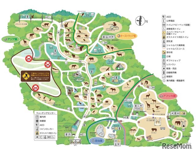 園内地図