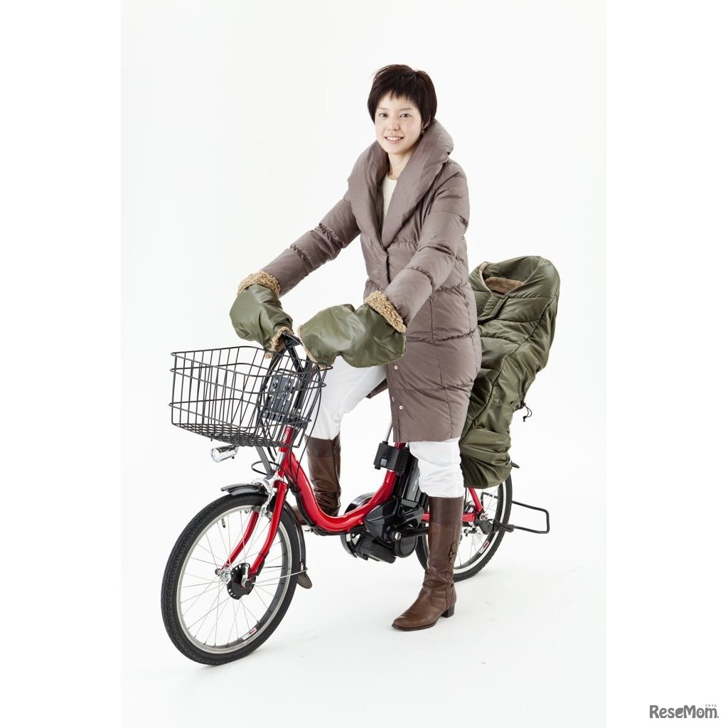 自転車用防寒マフ「BIKET」