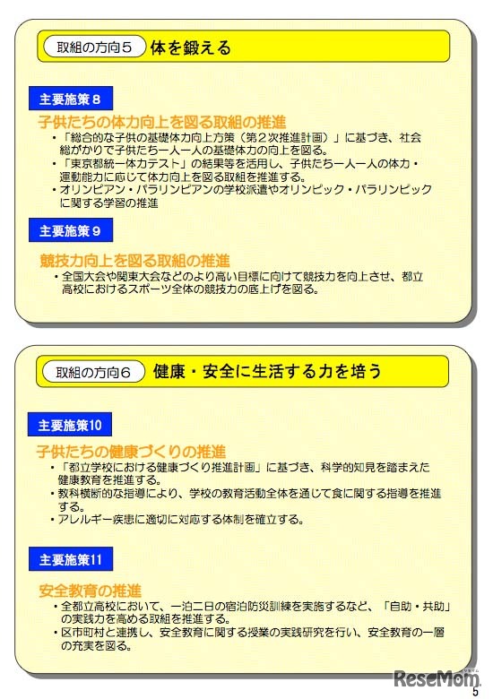 10の取組の方向と23の主要施策