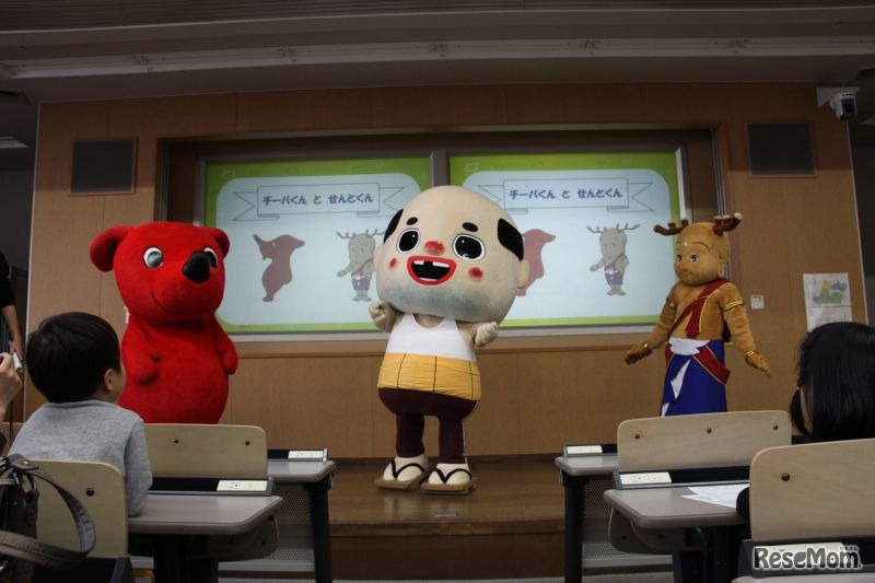 チーバくん、ちっちゃいおっさん、せんとくん