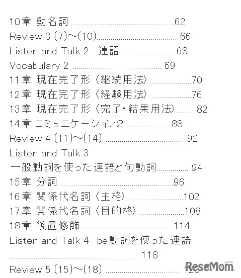 アルク・中学英語4技能完全ドリル3（目次）