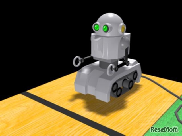 リモコン型ロボットのスタートゾーン