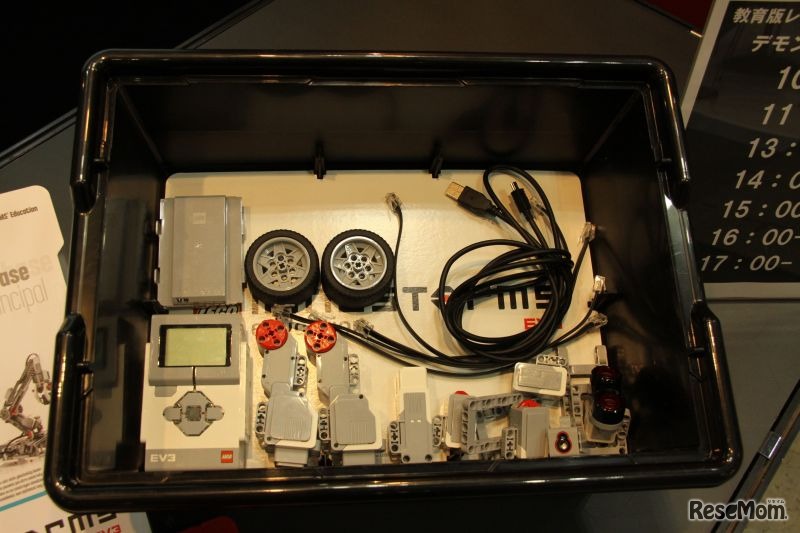 コントロールユニット（CPU）やバッテリーパック、サーボモーター、ジャイロセンサーほか