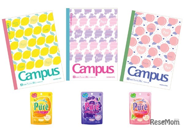 限定柄キャンパスノート＜ピュレグミ＞