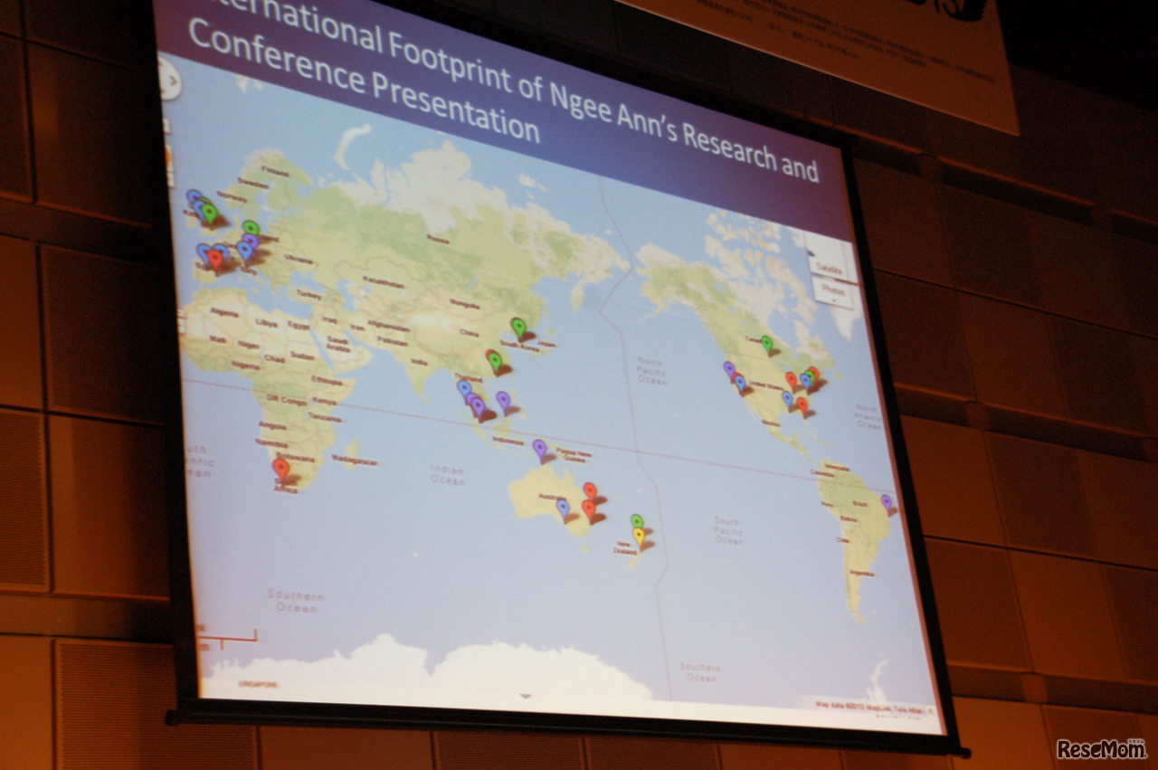 教員の半数以上が、米国、英国、オーストラリア、ニュージーランド、韓国、イタリアなど世界各国で実践事例を発表