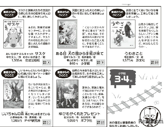 小学3.4年生の選定図書