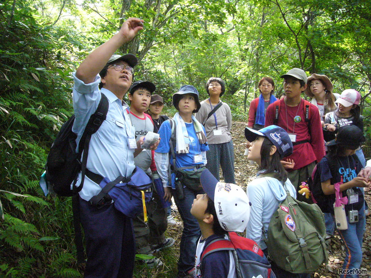 サニエルおやこネイチャーツアー、前年の様子