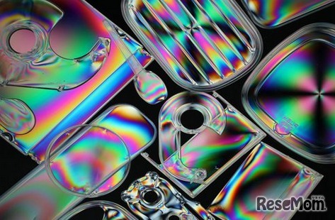 光のアート　芸術的文具